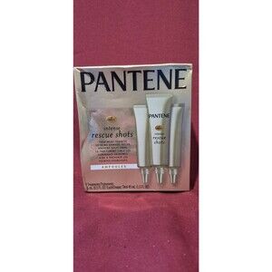 New Pantene Intense Rescue Shots Hair Ampoules Treatment 3 Total Extreme Damage